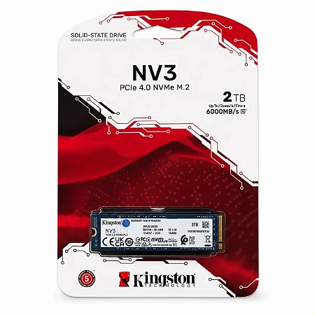 SSD Kingston NV3 2TB NVMe M.2 PCIe 4.0-SNV3S2000G