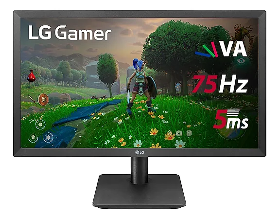 Monitor Gamer LG 22MP410-B 21,5” Full HD VA 75Hz Preto