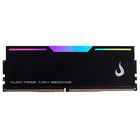 Memória RAM Rise Mode Aura 8GB DDR4 3200MHz CL19 ARGB Preta