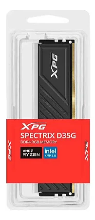 Memória RAM XPG SPECTRIX D35G RGB 32GB DDR4 3200MHz CL16 Preta