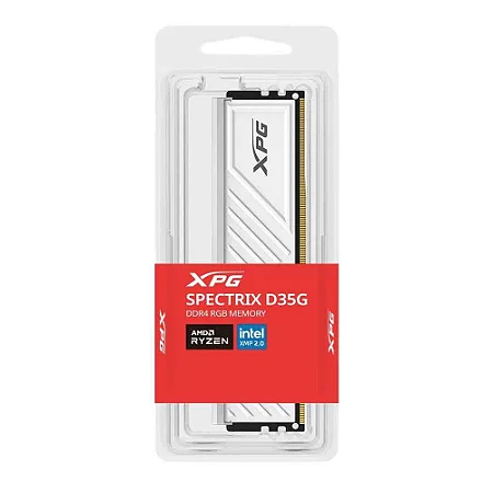 Memória RAM XPG SPECTRIX D35G RGB 32GB DDR4 3200MHz CL16 Branca