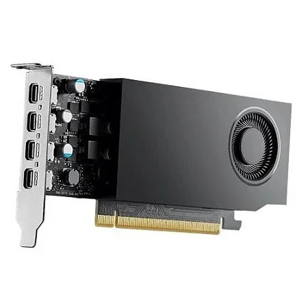 Placa de Vídeo Profissional PNY NVIDIA RTX A1000 8GB GDDR6 128 Bits
