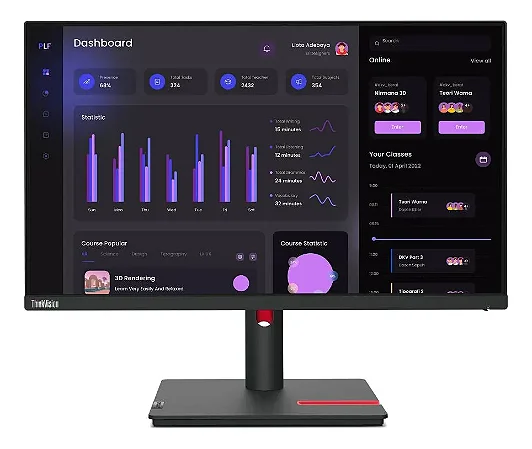 Monitor Lenovo ThinkVision T24i-30 23,8" Full HD IPS