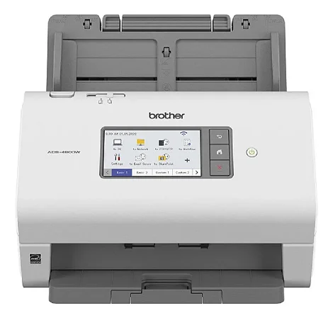 Scanner Brother ADS-4900W Wi-Fi Duplex 60ppm ADF 100 Folhas