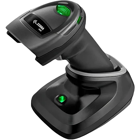 Leitor de Código de Barras Zebra DS2278 Sem Fio 1D/2D QR Code USB com Base