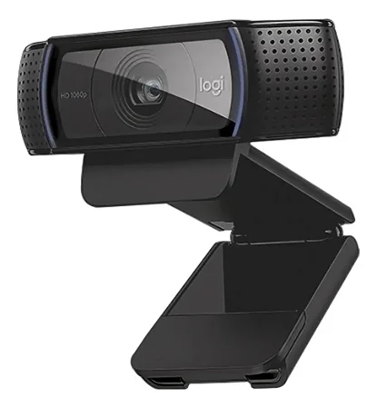 Webcam Logitech C920e 960-001401 Full HD 1080p Microfone Estéreo