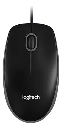 Mouse Logitech B100 910-001439 USB Óptico 1000 DPI Ambidestro