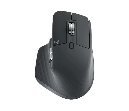 Mouse Logitech MX Master 3S 910-007502 Bluetooth 8000 DPI Grafite