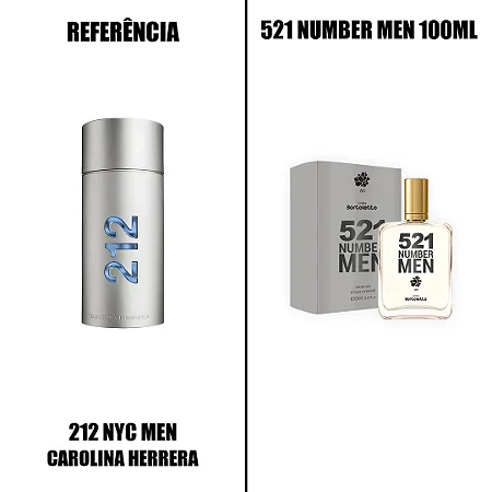 Bortoletto - Fragrância 521 Number Men 100ml