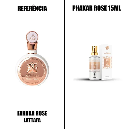 Bortoletto - Fragrância Phakar Rose 15ml