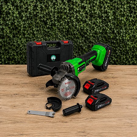 Esmerilhadeira Profissional Lixadeira 2 Bateria 21v + Maleta Bivolt