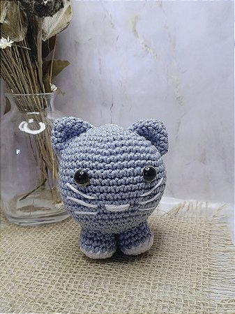 Gatinho Bola Amigurumi (8 cm)
