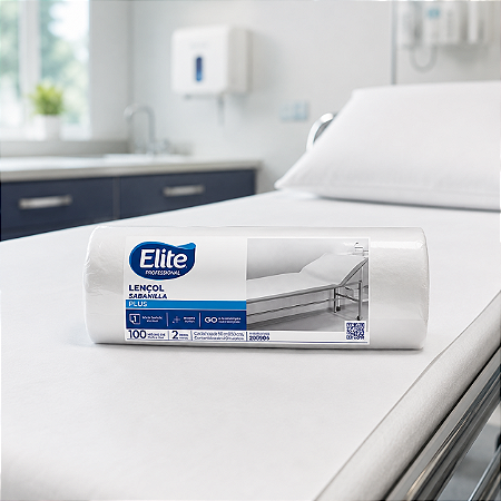 Lençol de Papel Descartável Sem Picote Elite Professional