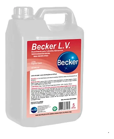 BECKER L.V DESINFETANTE CX(4X5 LT )0941