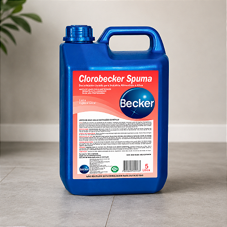 CloroBecker Spuma - Detergente e Desinfetante Alcalino