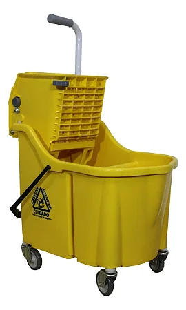 BALDE ESPREMEDOR(MOP) PARA 2 AGUAS COM RODAS E DRENO 960X600X425mm_w1