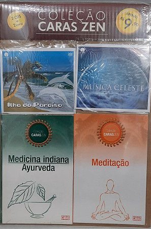 Coleção Caras Zen Medicina Indiana, Meditação, Ilha do Paraíso, Música Celeste