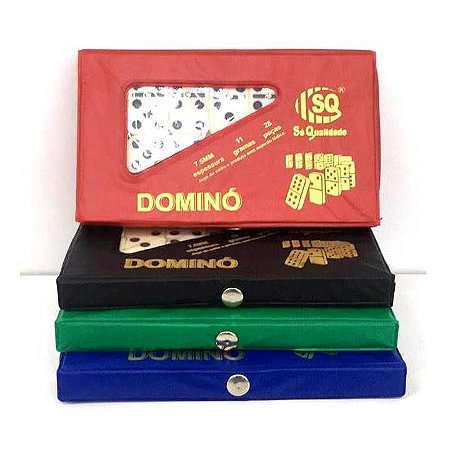 Domino Profissional De Osso Com 28 Pecas 5mm Art Game – Papelaria