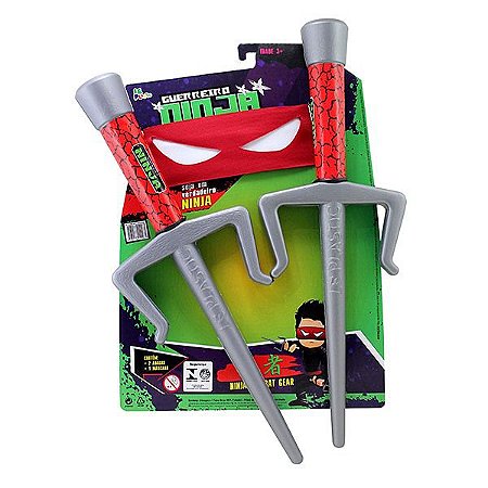 KIT Ninja 3 pcs - 2 adagas 1 mascara - 9961 Leplastic
