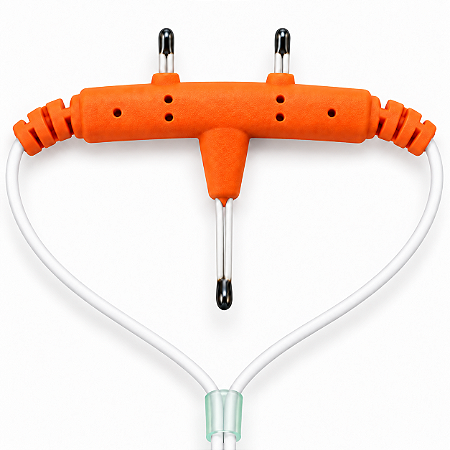 Sensor Fluxo Aéreo Nasal - Termistor para Fast Poli e iBlue 64 - conector 02 pinos touch proof - cabo com 2,0m