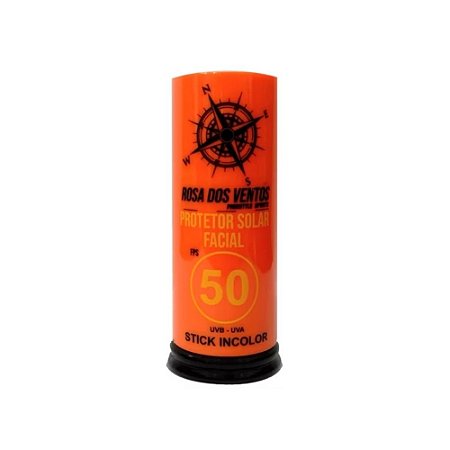 Protetor Solar facial bastão FPS 50 incolor 12G