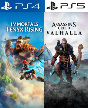 Assassins Creed Valhalla + Immortals Fenyx Rising PS4 & PS5