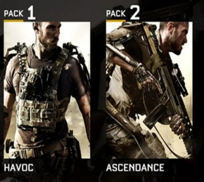 Call of Duty Advanced Warfare DLC Havoc + DLC Ascendence PS3