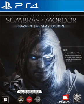 Terra-média Sombras de Mordor Edição Jogo do Ano PS4