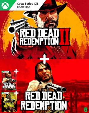 Red Dead Redemption e Red Dead Redemption 2 Xbox Bundle Midia Digital