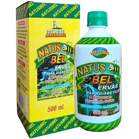 Chá Natusbel Ervas para Diabéticos 500ml
