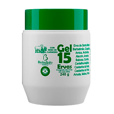 Gel 15 Ervas Bio Instinto 240g