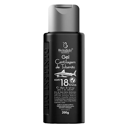 Gel Cartilagem de Tubarão 18 Ervas Bio Instinto 200g