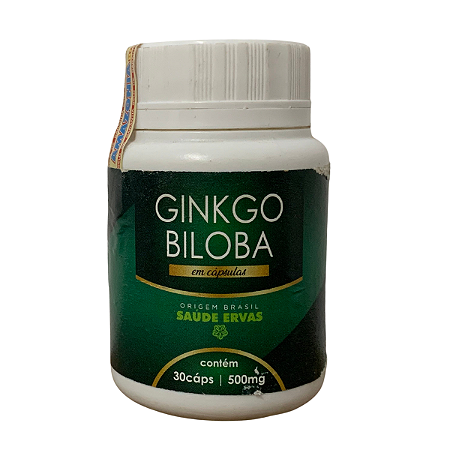Ginkgo Biloba Saúde Ervas 30 Cápsulas