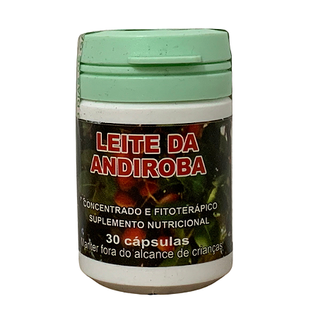 Leite de Andiroba Pote Pequeno Amazon 30 Cápsulas