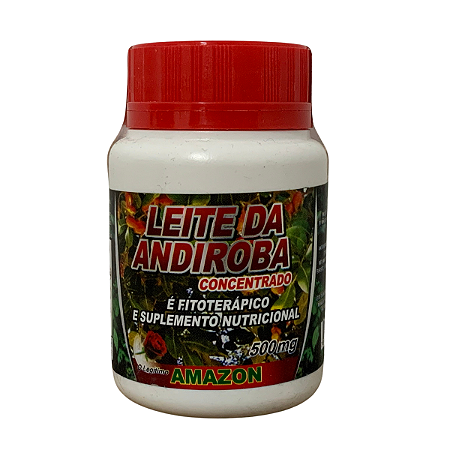 Leite de Andiroba Pote Grande Amazon 30 Cápsulas