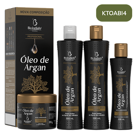 Kit Óleo de Argan Bio Instinto 4 Itens