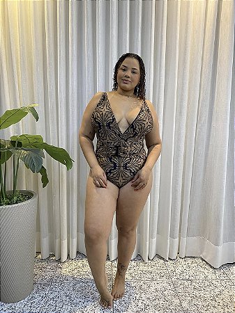 Maiô Maryssil com Fivela Estampado