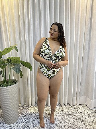 Maiô Maryssil Estampado com fivela