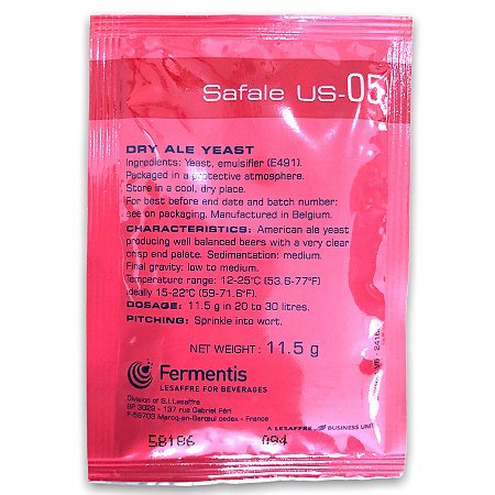 Levedura Fermento Fermentis Us-05 11g