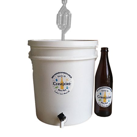 Fermentador/maturador 12 Litros completo com Torneira Simples
