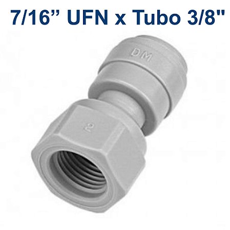 DMFIT - Conexao rapida rosca femea 7/16-20UNF(V) x tubo 3/8"