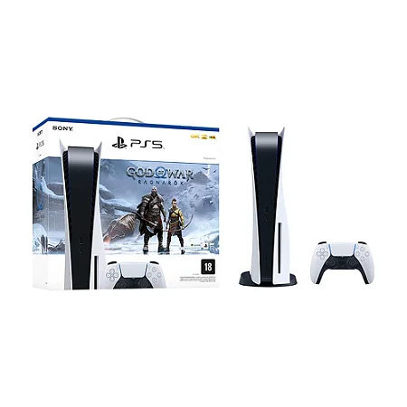 Console PlayStation® 5 PS5 SONY + Jogo God of War: Ragnarok