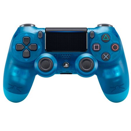 Controle Ps4 Blue Crystal - Dualshock 4