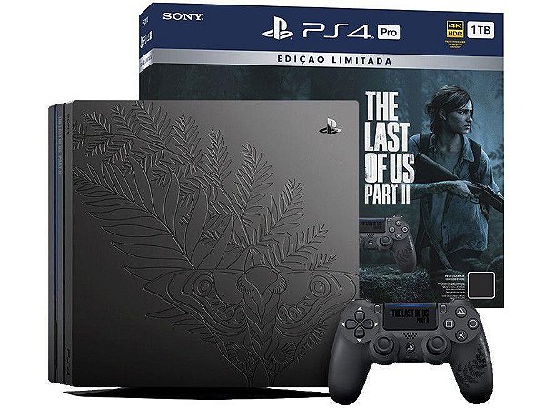 Console Sony PlayStation 4 Pro, Edição Limitada The Last Of Us Part II, 1TB