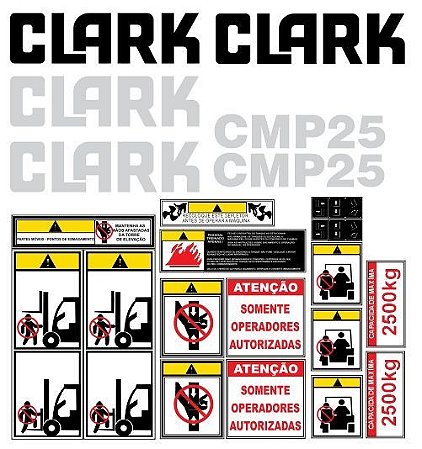 KIT DE ADESIVOS CLARK C300