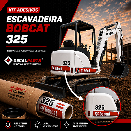 Kit Adesivo Bobcat 325 Completo