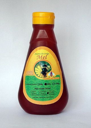 Mel Puro de Abelhas Florada Silvestre Bisnaga 500 GR