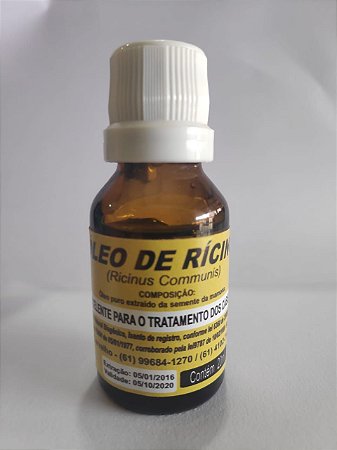 Óleo de Rícino 20 ML