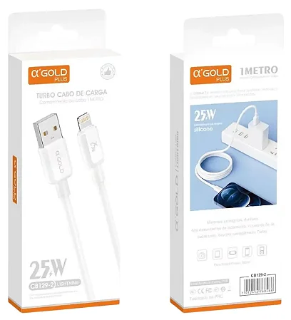 Cabo Iphone Usb Agold Plus 25W 1M Cb129-2