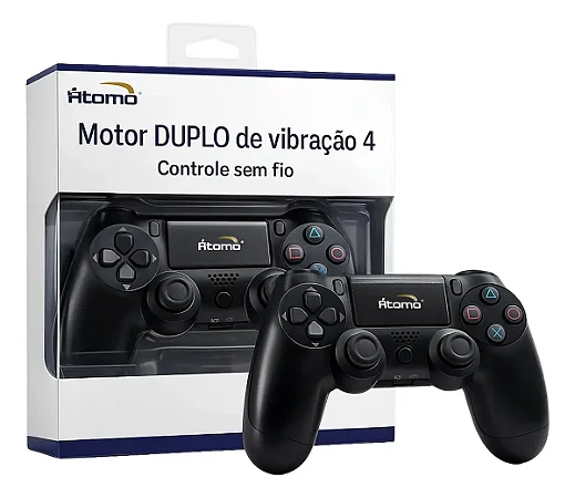 Controle Play 4 (Ps4) Sem Fio - Atomo Wx-Ps4